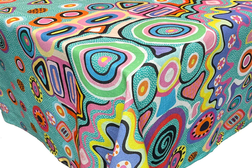Cascade Printed Tablecloth - Lisa Todd Designs